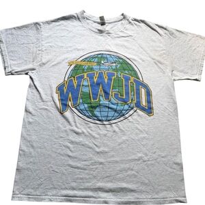 Vintage WWJD Graphic T-Shirt Y2K